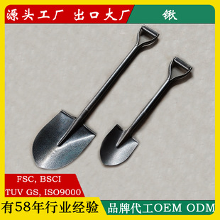 Round head spade manganese steel spade head steel pipe handle wooden handle spade manganese steel spade spade head square head round head agricultural plate spade