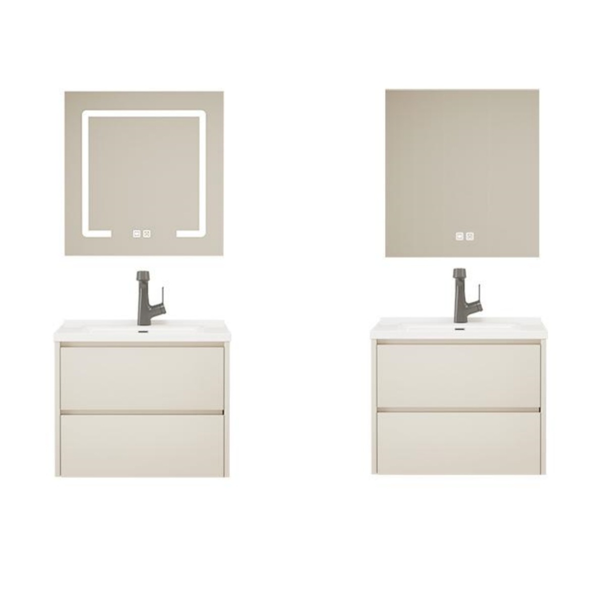 Cuenca de cerámica de madera sólida con viento de crema, gabinete de baño, gabinete de lavabo, lavabo de mano, lavabo combinado