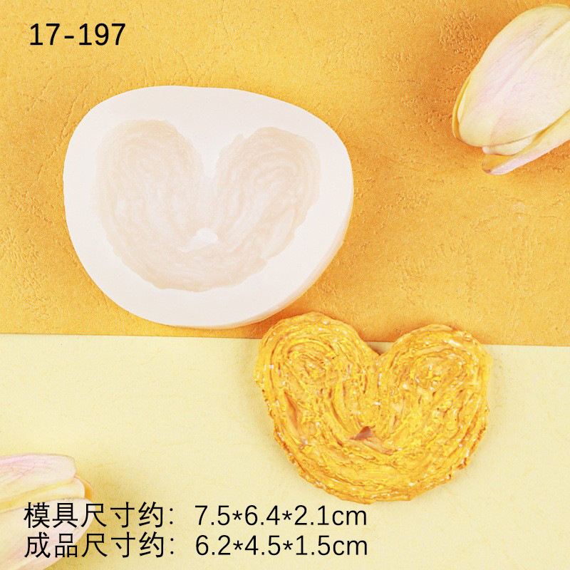 Simulación galleta mariposa pastel de silicona molde creativo arcilla epoxi cerámica suave epoxi molde hornear pastel decoración de chocolate