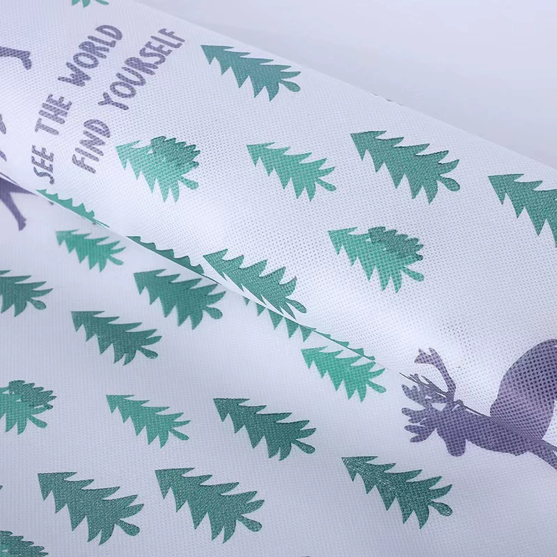 Сумка-корзина для хранения из нетканого материала с покрытием PP, 70 г, с печатью, экологически чистый материал, для хранения одежды, скатертей и других вещей.