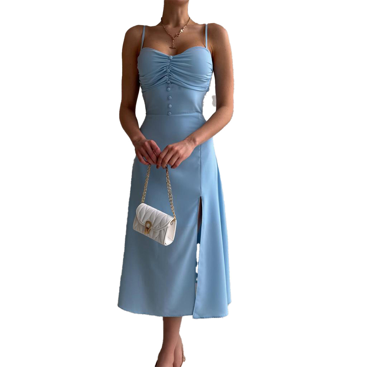 23 Summer New Trendy Waist Strap Dress 23048_senzul.com