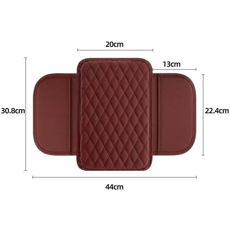 Universal Car Armrest Box Pad Storage Bag, Car Storage Pocket, Elbow Central Height-Increasing Pad, Multifunctional Heightening and Widening