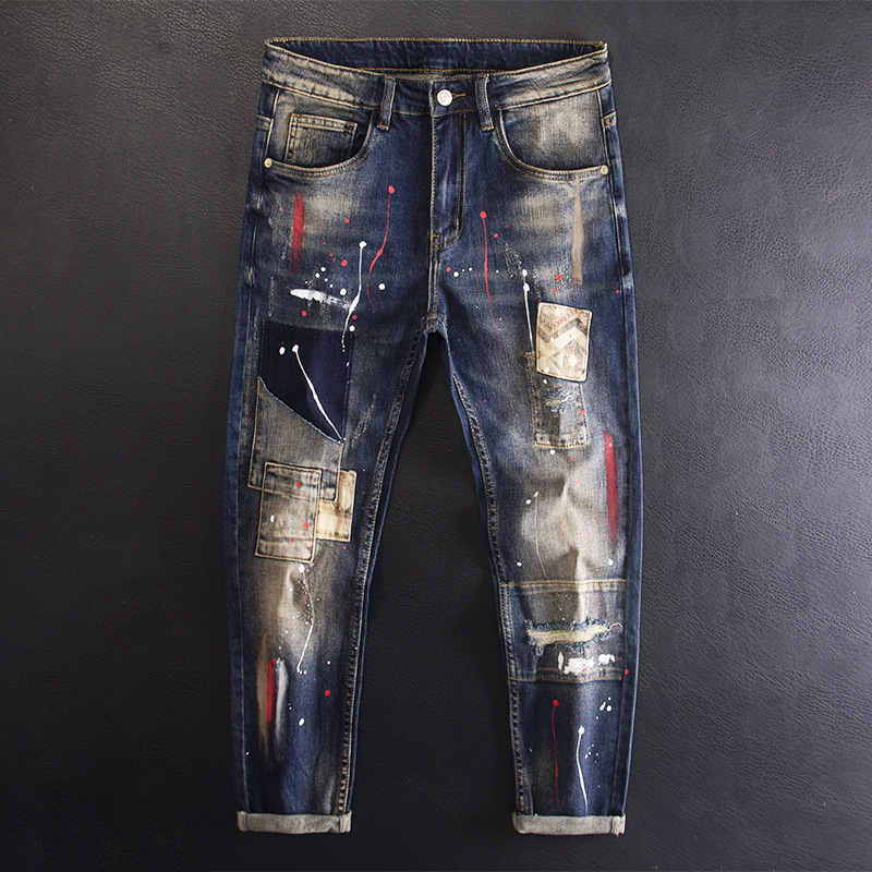 Men's Comfortable and Breathable Fashion Brand Jeans - Picture 6 of 6