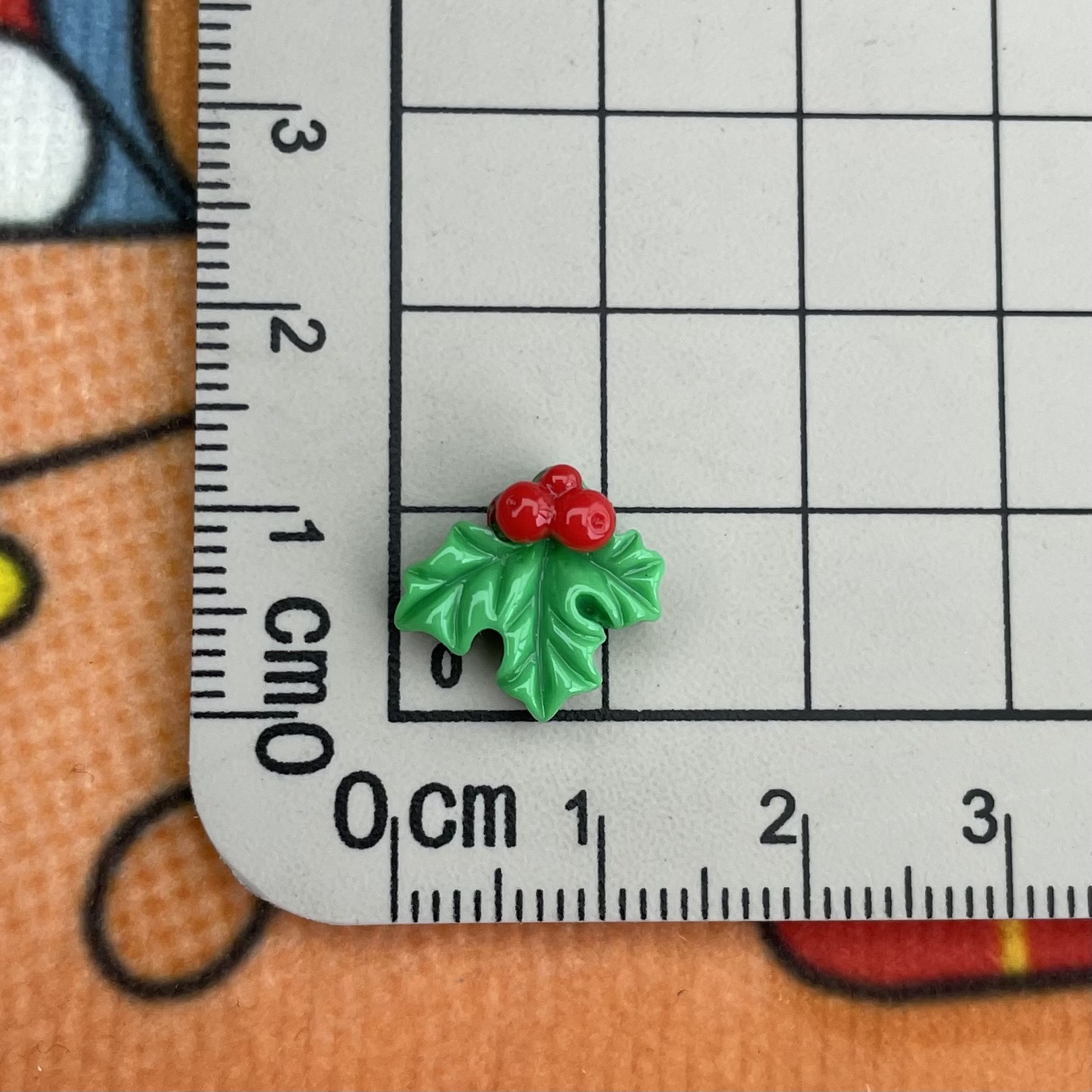 Mini crema pegamento borde a juego Navidad superficie brillante tamaño pequeño resina accesorios bolsa de regalo árbol de Navidad joyería de uñas