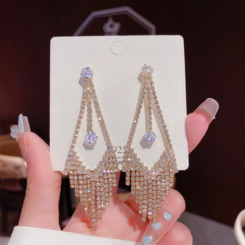 Серебряная игла, серьги из жемчуга, образец 925, стиль легкой роскоши, оптовая торговля