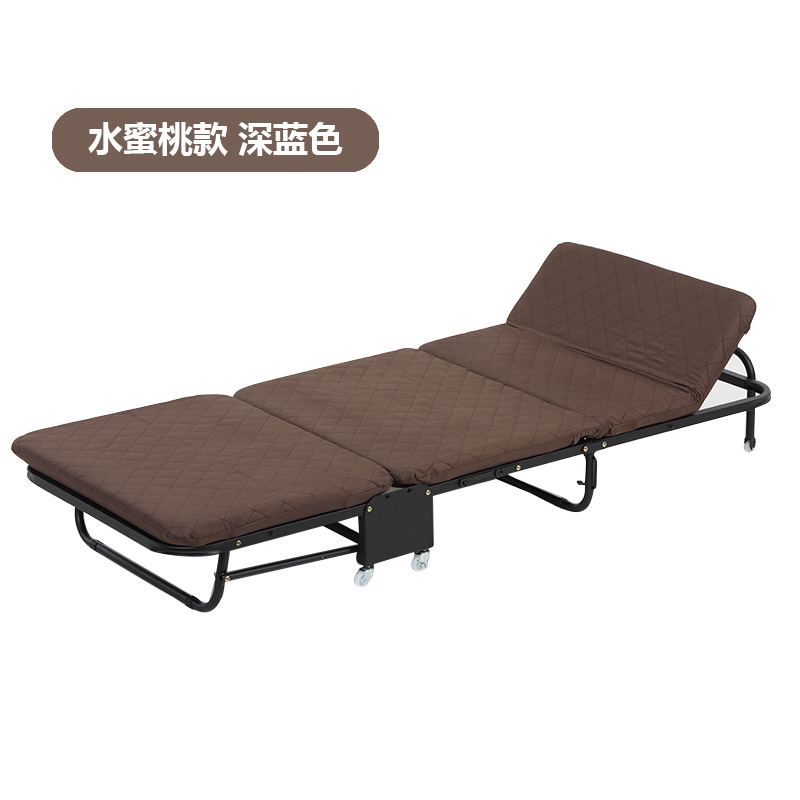 Fábrica al por mayor de la Oficina cama plegable cama individual cama doble hogar almuerzo descanso cama de madera cama militar tres cama plegable