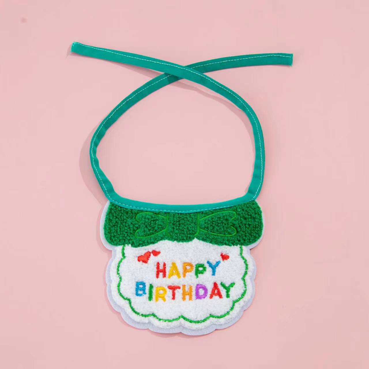 Babero cumpleaños verde