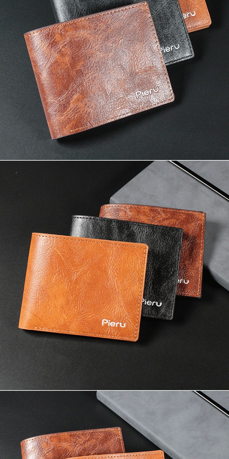 Foreign trade hot selling Huoshaoditan men's wallet large capacity imitation leather fashionable youth wallet short men's wallet_voghion.com