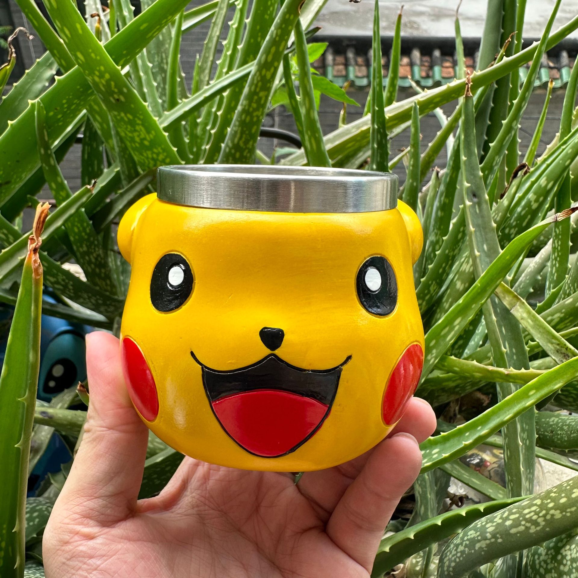 Cuatro Universidad de acero inoxidable taza diversión agua alta temperatura resistente hogar taza leche regalo titular la pluma