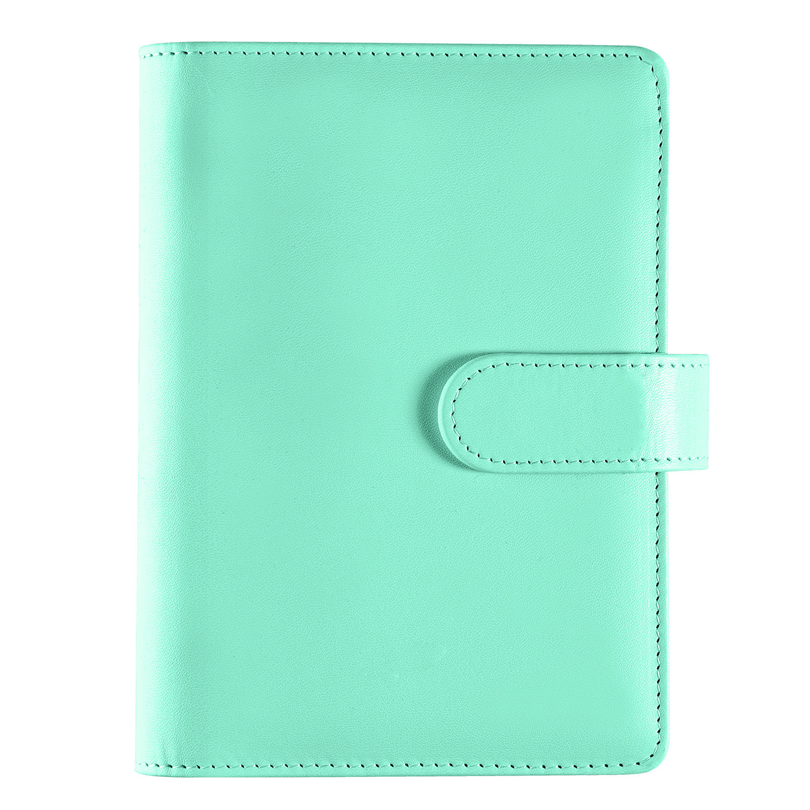 (2개) 마카롱 노트패드 A5 책 버클 분리형 인쇄 가능 가죽 루즈리프 책 PU 가죽 로고 노트북 쉘