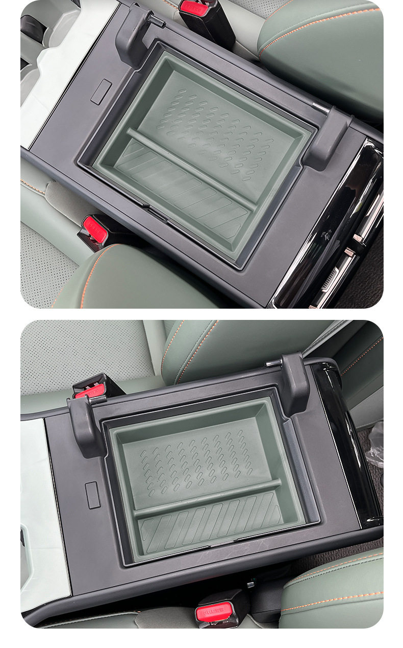 Specially Used for Chery ICAR03 Armrest Box Storage Box Storage Box Central Control Lower Storage Box Water Cup Cover Modification Pad