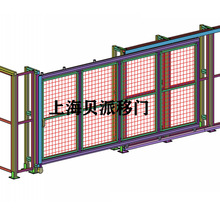 隔离门 工业铝型材围栏设备用推拉移门电子自动感应仓库车间防护
