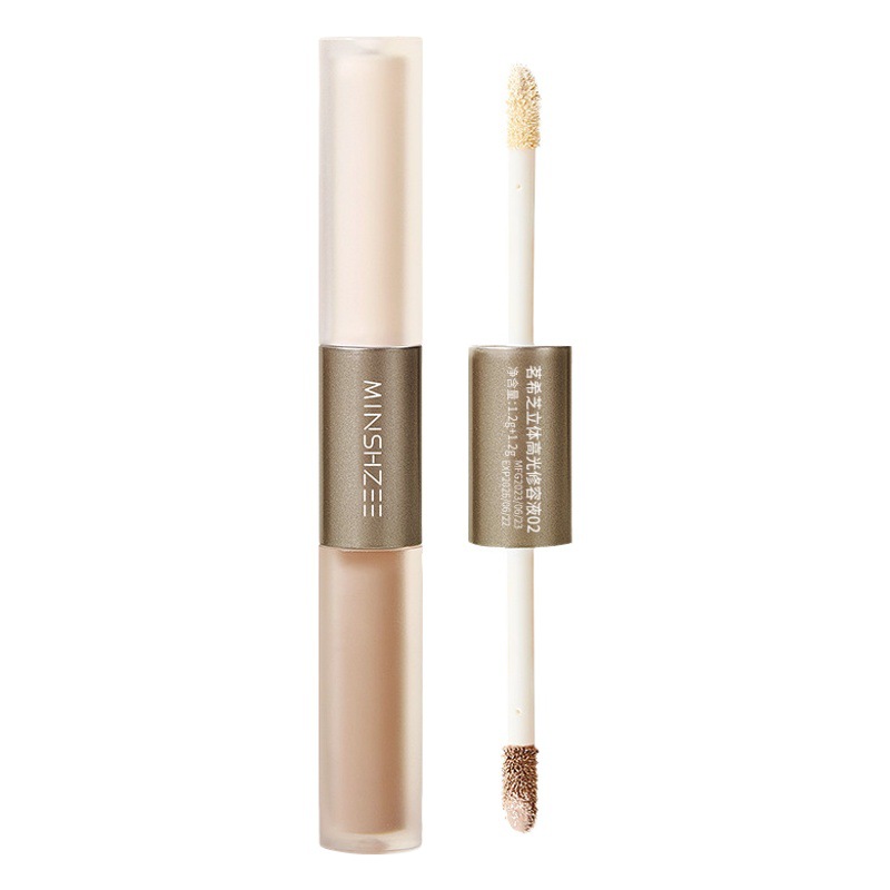 Mingxizhi double-headed liquid highlight facial repair stick nose shadow side shadow face brightening lying silkworm female liquid facial repair liquid