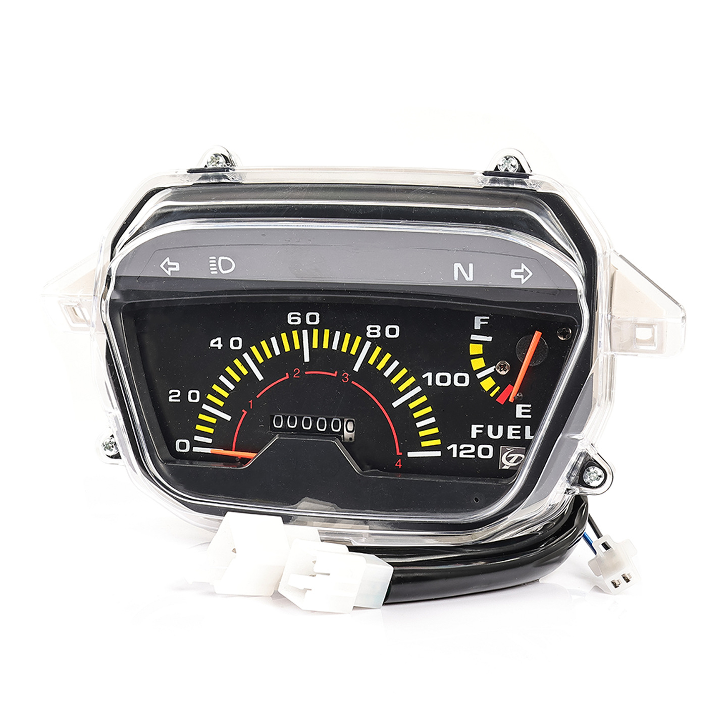 Conjunto de instrumentos para motocicleta Dayang DY100, velocímetro, odómetro, indicador de velocidad, nivel de combustible e indicador de marcha, piezas para vehículos con chasis curvo 110.