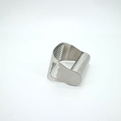 Factory supply new stainless steel garlic press, manual garlic masher, curved garlic press, stainless steel garlic press