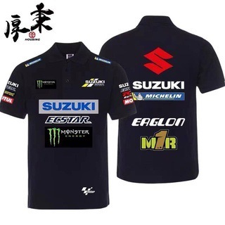 クロスボーダーF1レース新型ボタンPOLOシャツオートバイ服マウンテンバイク通気速干半袖POLOメンズかっこいい|undefined