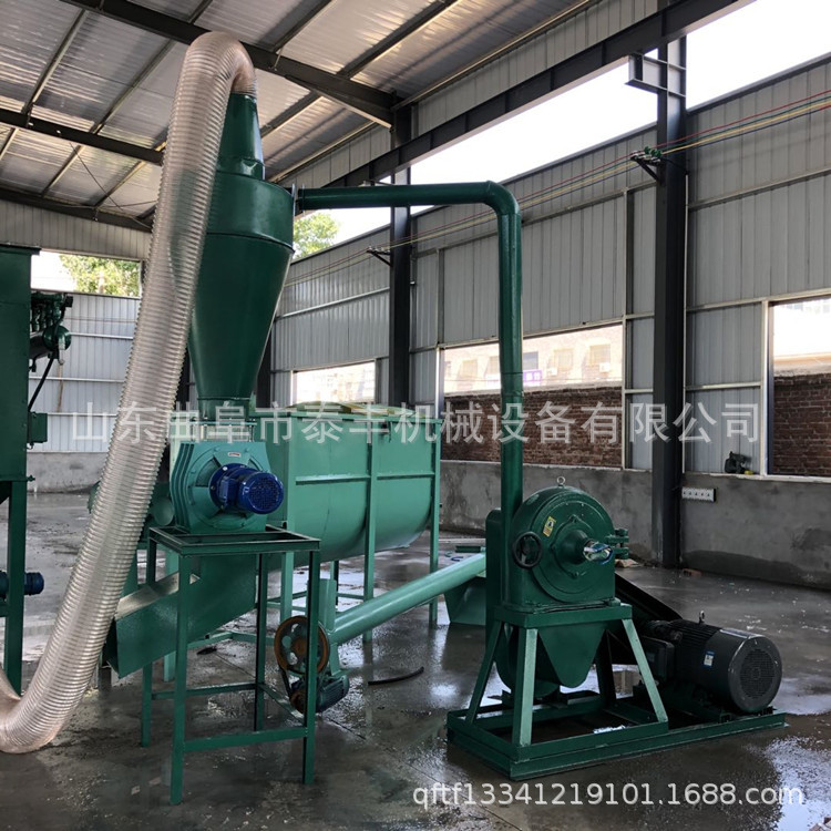 干湿酒糟自吸式粉碎机 豆饼麦麸茶籽饼粉碎机 香菇海藻中药磨粉机