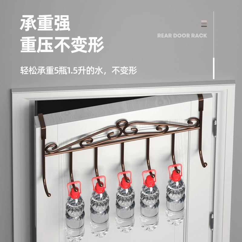 Hook wall -mounted wall hook wall hook wall hanging hanger creative without traces, strong hook, free punching clothes, hats, storage racks