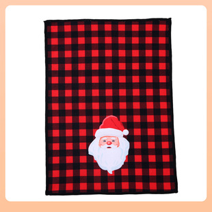 ♩ Tea Towel Christmas Gift Home Kitchen Towel Cross-Border Amazon Placemat Microfiber Waffle Wipe