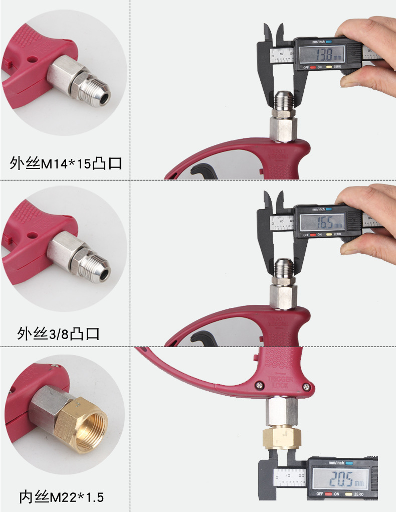 Ceramic Valve Pressure-Resistant 250kg Ultra-High-Pressure Cleaning Machine Water Gun, Automatic Shut-Off Water Gun for Car Wash Machines