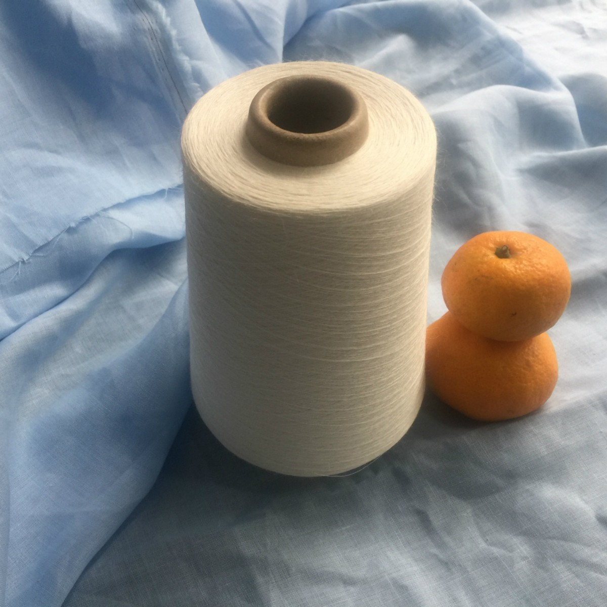 大品牌厂家直销 21英支苎麻天丝弹力纱布料 筒纱天丝苎麻面料批发