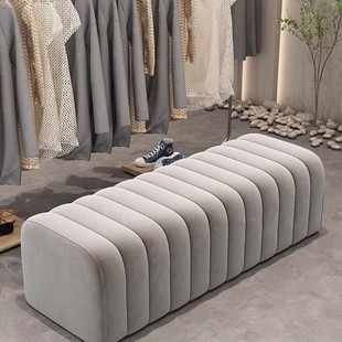 Bedroom Long Bench for Changing Shoes, Dressing Room, Clothing Store Design-Inspired Internet-Famous Sofa Bench, Shoe Cabinet, End-Of-Bed Bench
