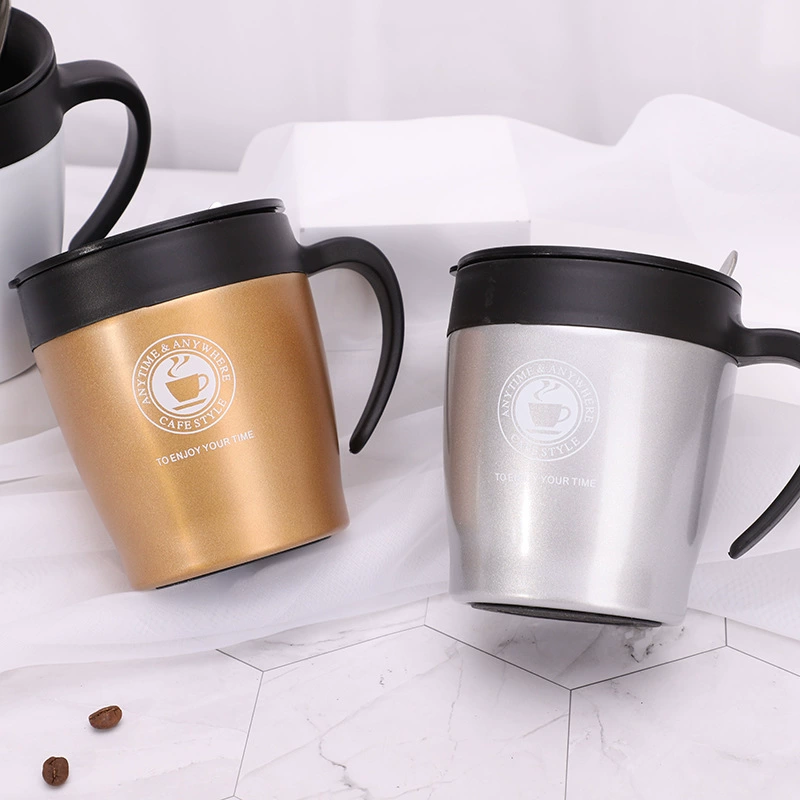 (Кросс-бордерная торговля), двойной слой кофейный стильный держатель из нержавеющей стали, подарок на день рождения