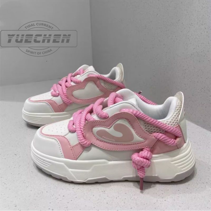 2024 nuevo fondo grueso ins viento academia retro retro zapatos de padre de moda callejera pareja zapatillas deportivas de trotar