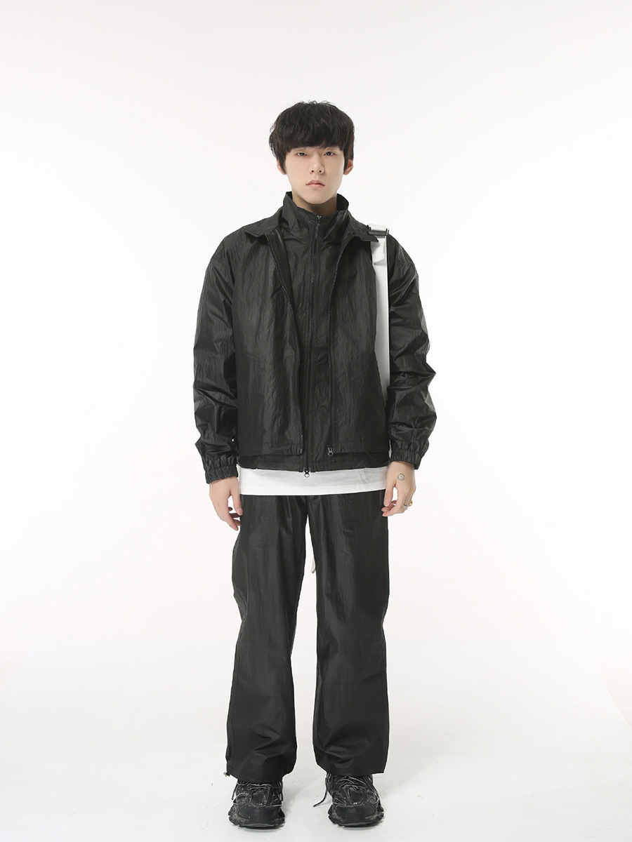 Mtlclothes ropa de Hombre | 2023 otoño nueva chaqueta chaleco pantalones casuales traje deportivo marea