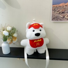 可爱小狗双肩包女2025生日礼物女生闺蜜毛绒公仔玩偶包单肩斜挎包