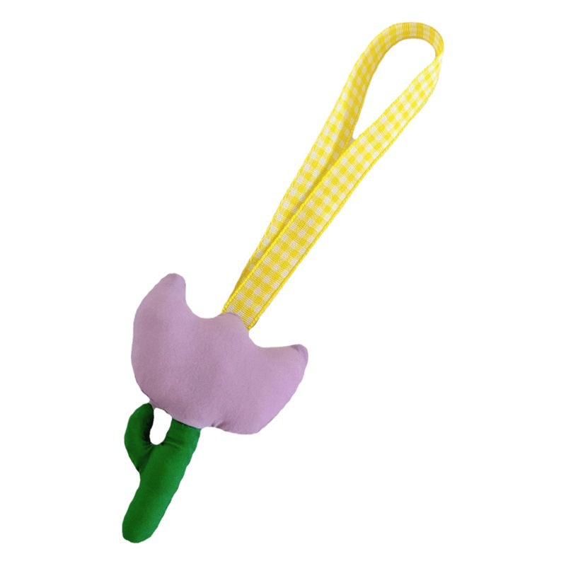 Adornos de tulipán lindo de las mujeres exquisita pareja bolsa de Ropa Accesorios de dibujos animados de color caramelo adornos de flores de moda