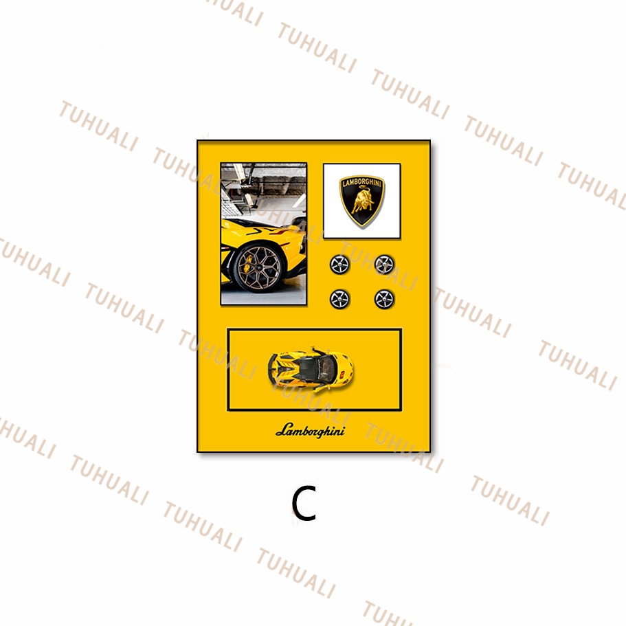 Coche pintura decorativa tridimensional pintura real de vapor sala de estar comedor colgante pintura dormitorio niños pasillo mural