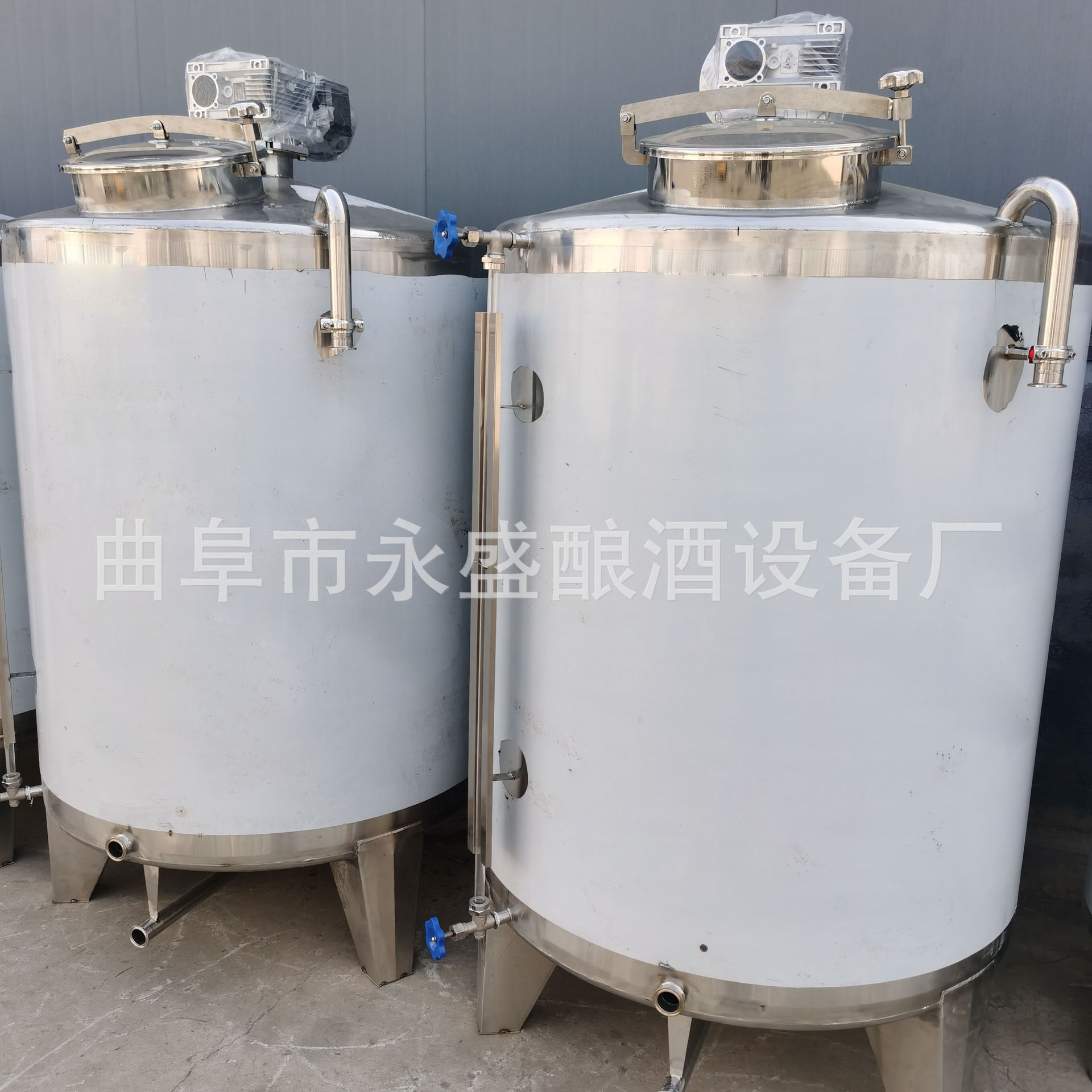 永盛供应不锈钢储存罐 5吨10吨酒容器 多种规格酿酒设备按需制造
