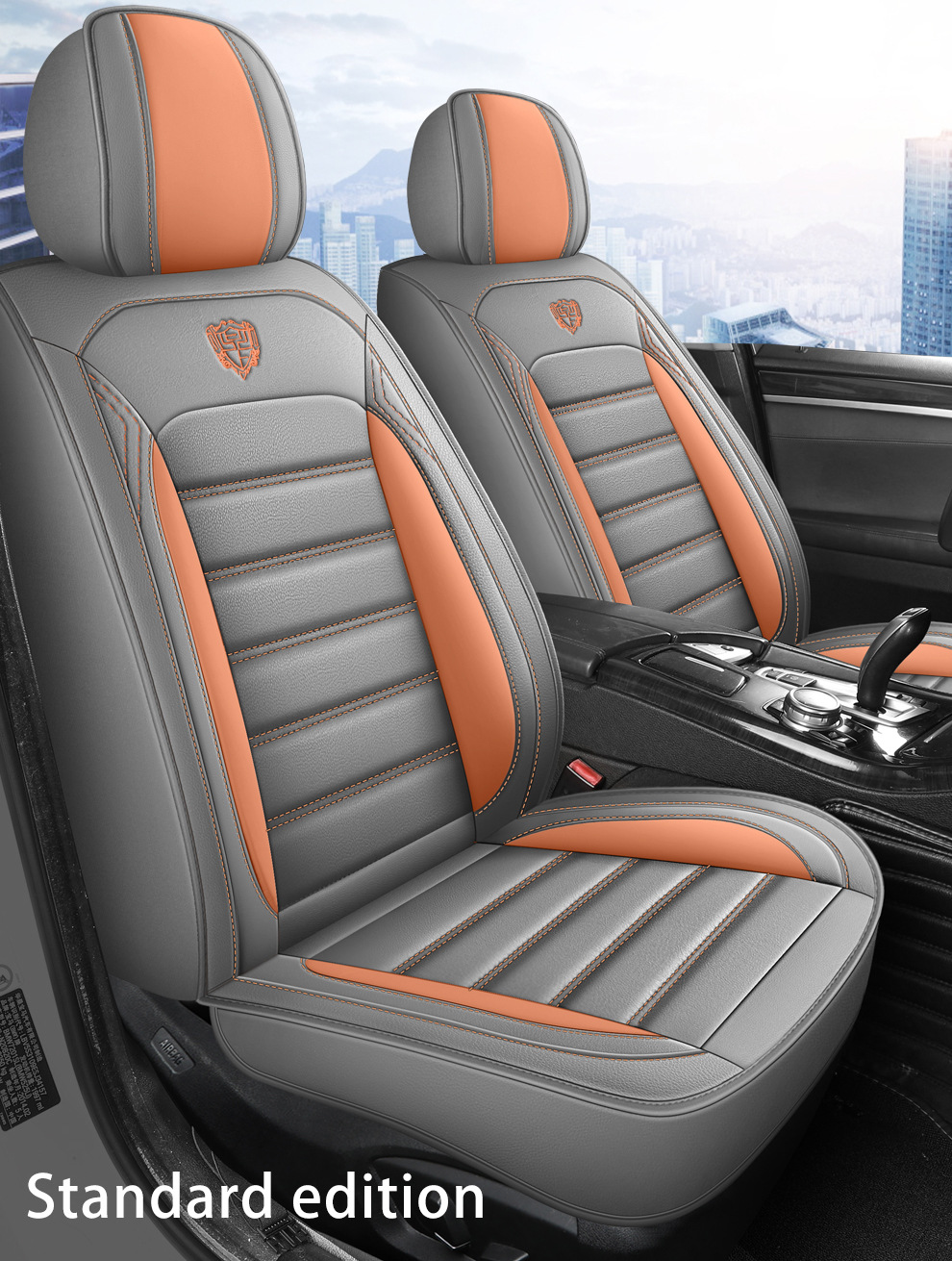 Cross-Border Amazon Car Seat Cushion, All-Season, Full Leather, Fully Covered, Wear-Resistant, Breathable, Car Interior Seat Cushion Cover