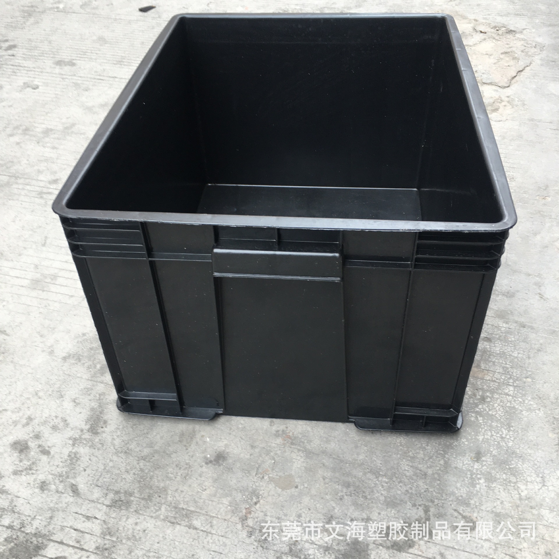 生产防静电加厚塑胶箱 加韧长方形塑料周转箱 可堆叠中转用电子箱