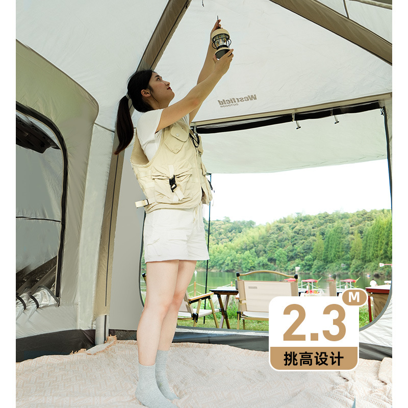 My Inflatable Car Tail Tent Is Multifunctional, Large Space, Waterproof, Suitable for Family Travel, Camping, Portable, and Can Be Used as an Outdoor Equipment for Vehicles