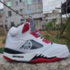 AJ5-white black red
