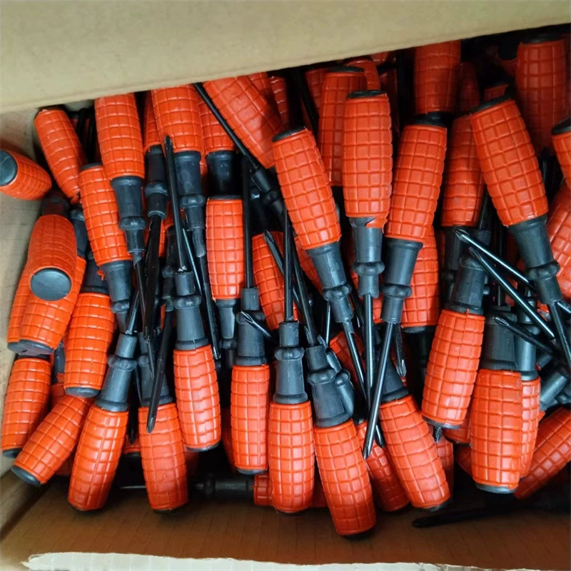 Заводская цена 3inch двухцветная отвертка с кукурузной ручкой, отвертка-граната, крестообразная отвертка, отвертка