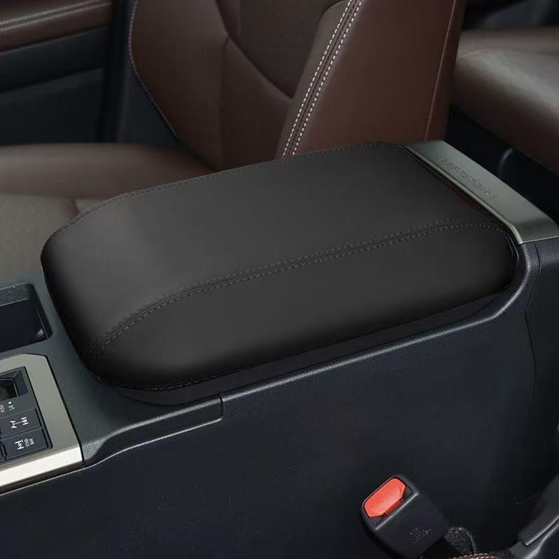 Suitable for 24 Models of Toyota Prado Central Armrest Box Cover, Armrest Box Protective Leather Cover, Armrest Box Cover Set, Special Use