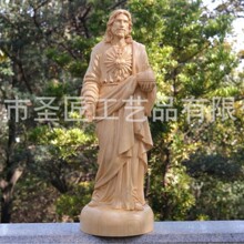 实木雕刻圣像木雕摆件雕像中式家居教堂工艺品装饰摆设圣物批发