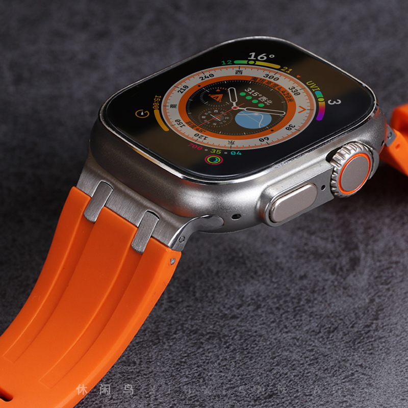 Para Apple iwatch Ultar Apple pulsera s987654 pulsera líquida pulsera de silicona pulsera S11