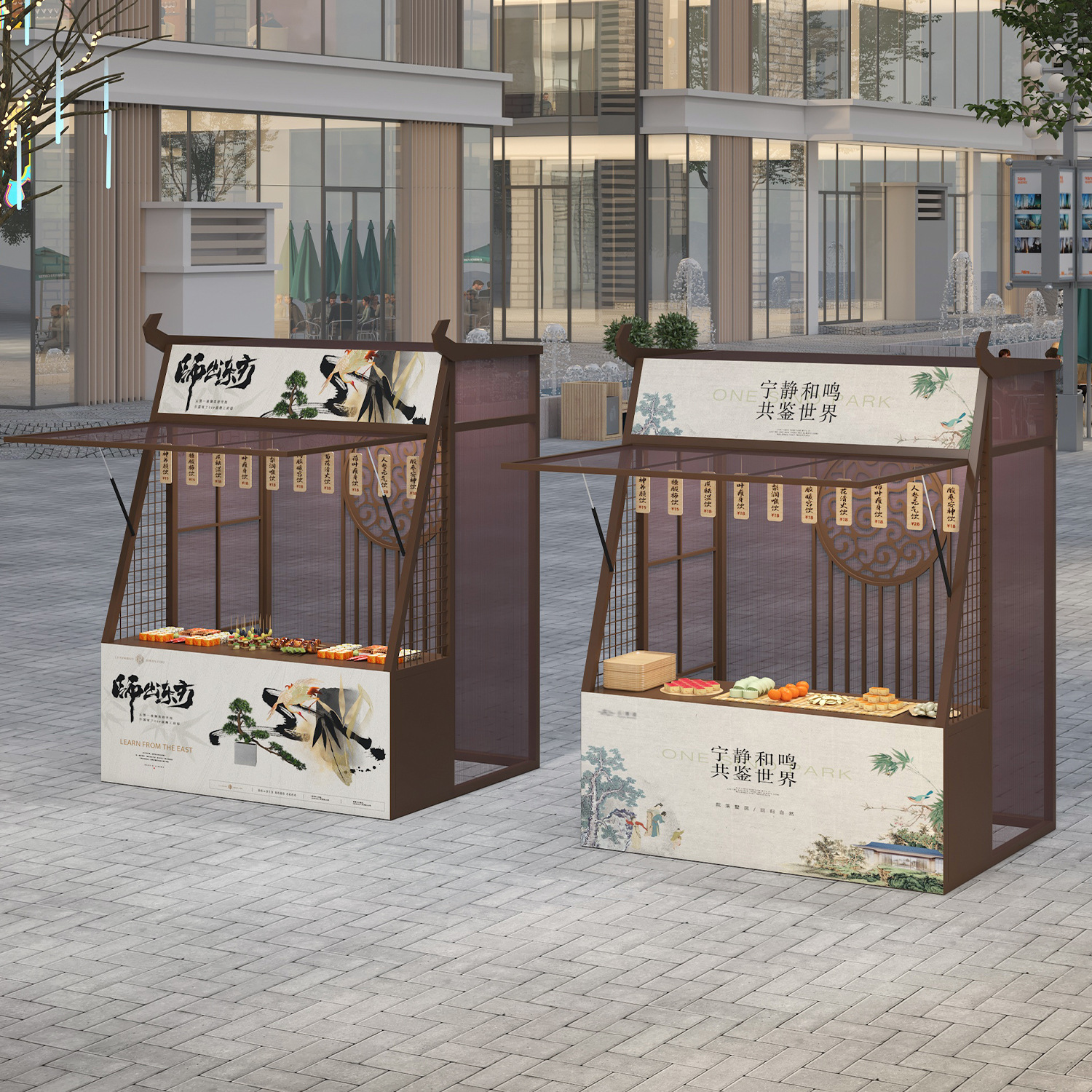 户外流动摊位展示架网红集市摆摊桌商场促销活动棚夜市活动促销架