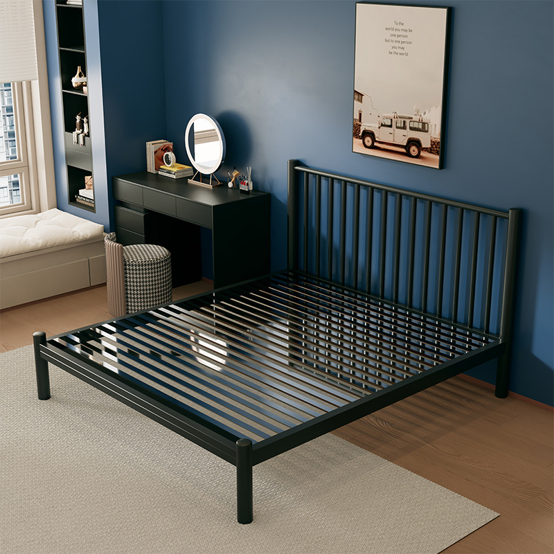Straight bedside obsidian black + 23 beams