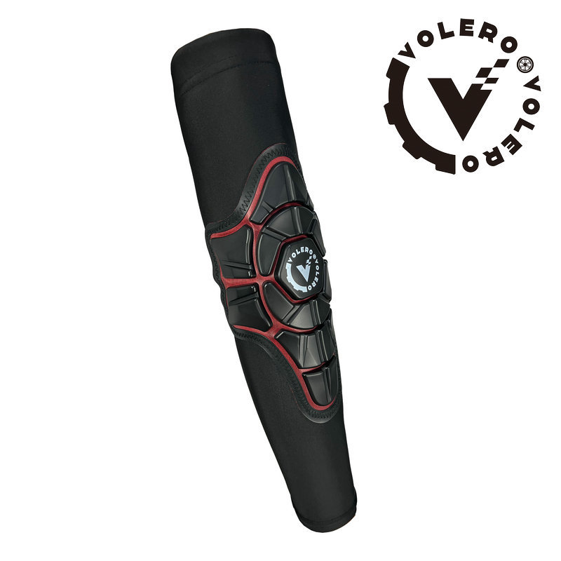 VOLERO motocicleta que monta la manga protectora del hielo de protección solar anti-colisión codo guardia brazo Transpirable Alta elástica de silicona antideslizante