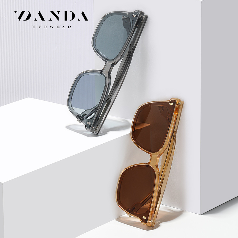 Regalo de marca Gafas de sol de hoja hechas a mano personalizadas Gafas de sol polarizadas con protección solar de montura completa Gafas de sol polarizadas PS6602