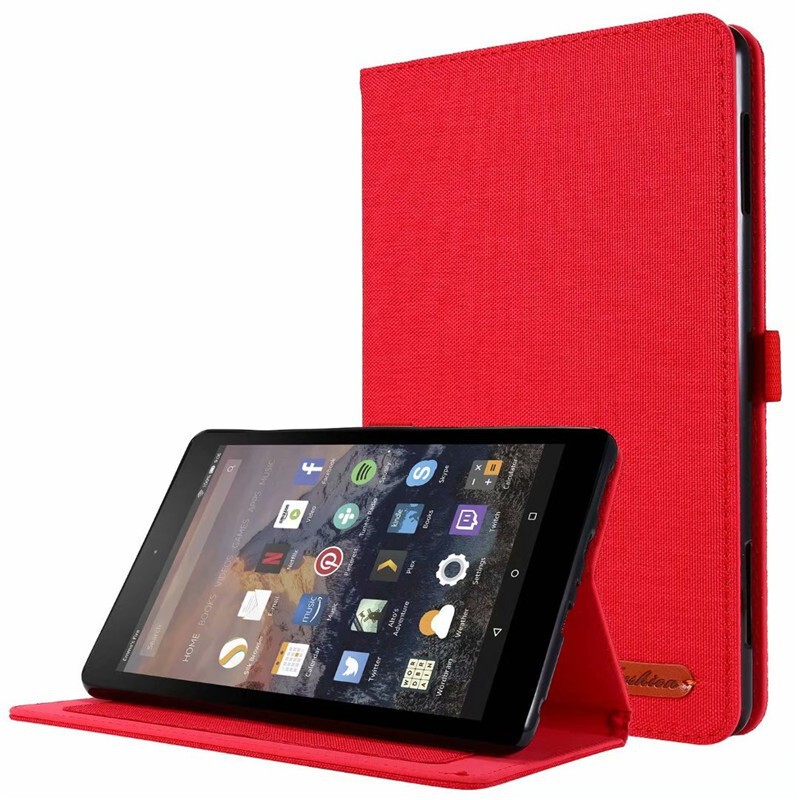 For Amazon kindle fire HD 10 Tablet 2021 Leather Case HD 10Plus Protective Case Soft Rubber Case