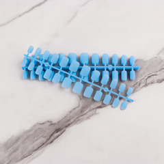 工廠多色指甲貼片美甲磨砂啞光穿戴甲純色小圓方甲假指甲歐美