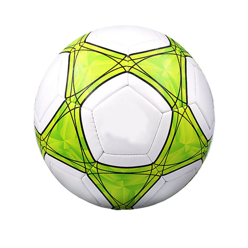 Venta directa de fábrica al por mayor de PVC cosido a prueba de explosiones No. 5 estudiantes de secundaria juegos de entrenamiento para niños fútbol interior y exterior
