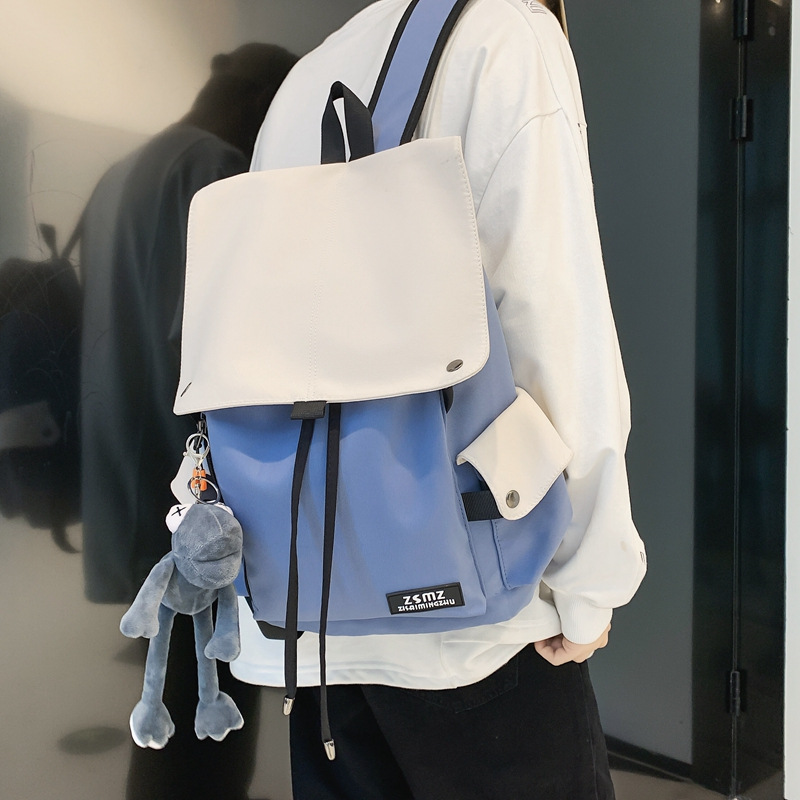 双肩包男日系ins男士潮牌大容量休闲旅行包背包女潮酷书包大学生