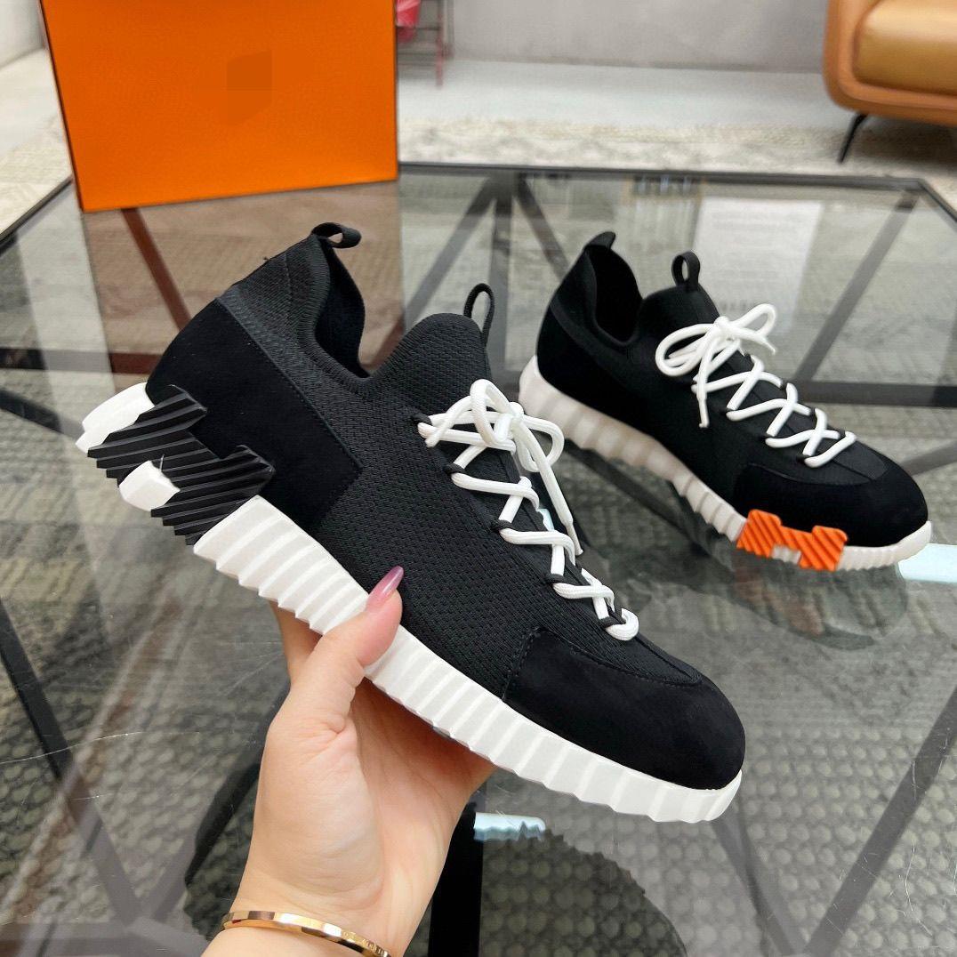 European Station New Style Cowhide Splicing Canvas Lace-Up Breathable Casual Sneakers Foreign Trade Men's Shoes Guangzhou Goods